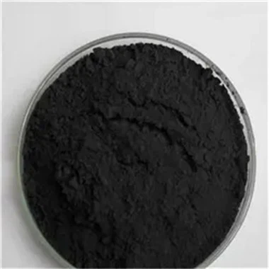 Schwarzes Graphitpulver rein